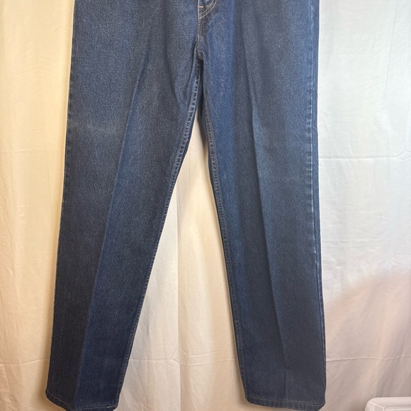 Levi's Men's Straight Blue Jeans 36x 34 Preowned - Picture 3 of 9